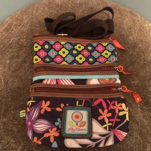 Lily Bloom Crossbody. Bright colors, perfect for preteen or teen.